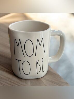 Rae Dunn Mom To Be Coffee Tea Mug Mother's Day Baby Shower Minimalist